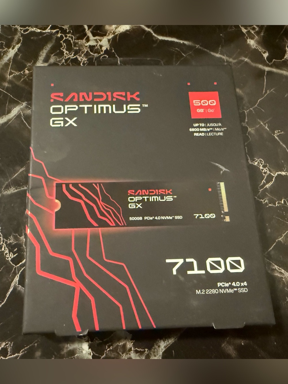 SanDisk Optimus GX 7100 SDSP71500GAN-000E0 500 GB Solid State Drive - M.2 2280 I